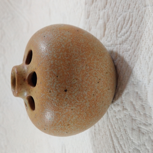 Handcrafted Ceramic Flower Frog Pottery - Picture 2 of 10